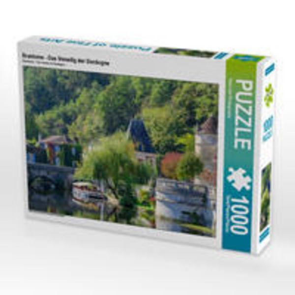 CALVENDO Puzzle Brantome - Das Venedig der Dordogne | 1000 Teile Lege-Größe 64x48cm Foto-Puzzle für glückliche Stunden