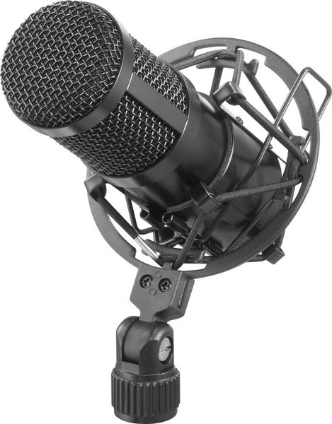 Produktbild: Stand USB-Mikrofon Renkforce RF-MIC-510 &Uuml;bertragungsart (Details):USB inkl. Koffer, inkl Spinne, inkl. Windschutz, inkl. Kabel, inkl. Mikrofoncase