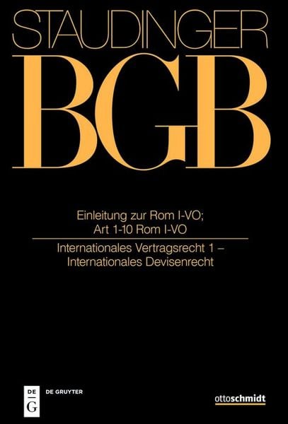 Produktbild: Einleitung zur Rom I-VO; Art 1-10 Rom I-VO