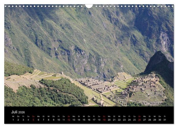 Produktbild: Machu Picchu - Peru (Wandkalender 2026 DIN A3 quer), CALVENDO Monatskalender