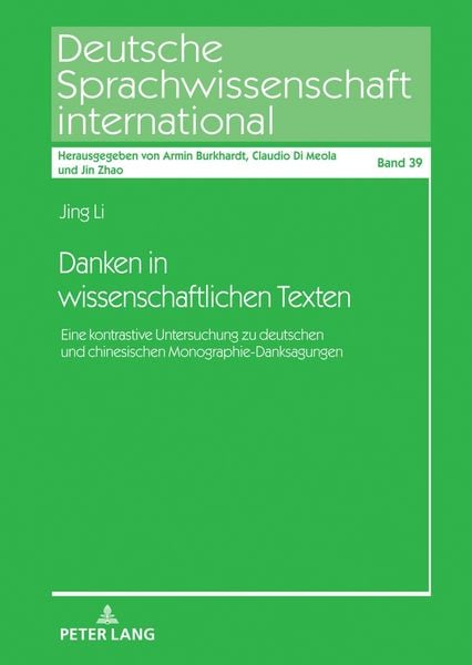 Produktbild: Danken in wissenschaftlichen Texten