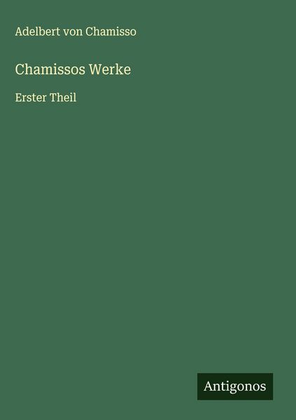 Produktbild: Chamissos Werke