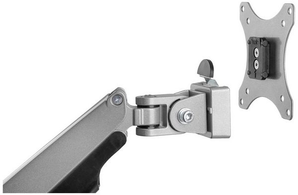 Produktbild: SpeaKa Professional Monitorhalterung SP-MM-920 1 Display(s) 33,0 cm (13") - 81,3 cm (32") Silber Schwenkbar, Neigbar, H&ouml;henverstellbar, Rotierbar