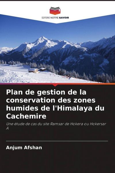 Produktbild: Plan de gestion de la conservation des zones humides de l'Himalaya du Cachemire