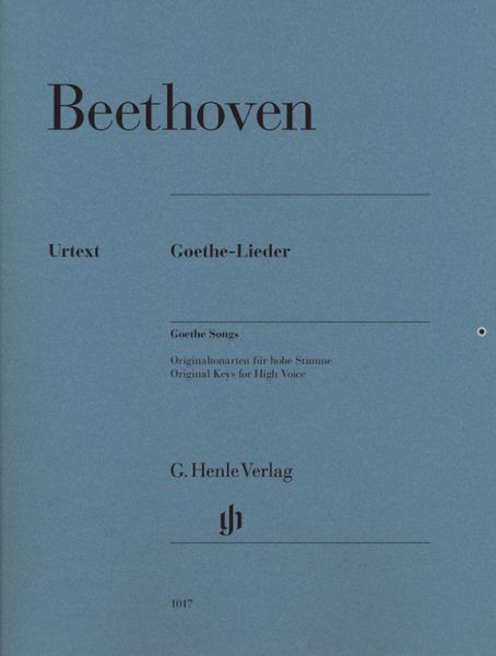 Ludwig van Beethoven - Goethe-Lieder