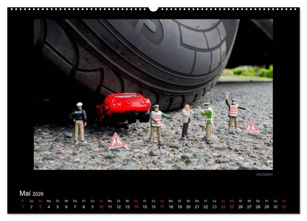 Produktbild: Polizeieins&auml;tze, in der gro&szlig;en Welt (hochwertiger Premium Wandkalender 2026 DIN A2 quer), Kunstdruck in Hochglanz
