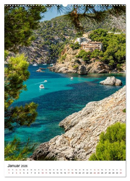 Produktbild: Mallorca - Insel des Gl&uuml;cks (hochwertiger Premium Wandkalender 2026 DIN A2 hoch), Kunstdruck in Hochglanz