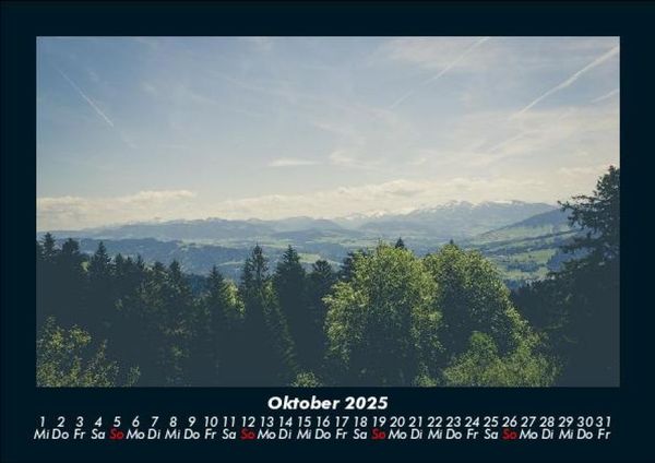 Produktbild: Berglandschaften 2025 Fotokalender DIN A5