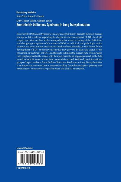 Produktbild: Bronchiolitis Obliterans Syndrome in Lung Transplantation