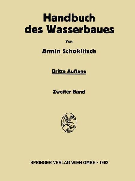 Produktbild: Handbuch des Wasserbaues