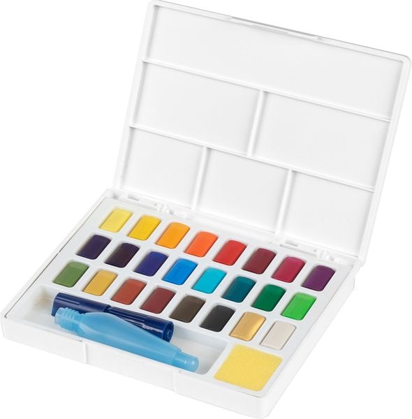 Faber-Castell Aquarellfarben in Näpfchen 24er Set