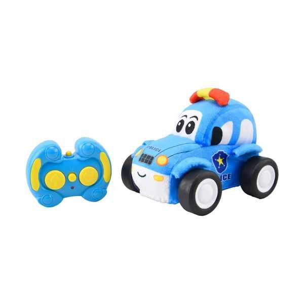 Produktbild: Spielmaus Baby R/C Pl&uuml;sch Polizei Fahrzeug 2.4 Ghz