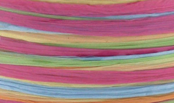 Produktbild: Raffia multicolour pastell, 50 m-Rolle