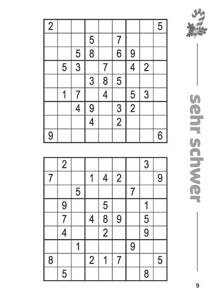 Produktbild: Maxi-Buch Weihnachtsausgabe Sudoku