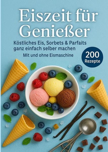 Produktbild: Eiszeit f&uuml;r Genie&szlig;er: 200 unwiderstehliche Eisrezepte f&uuml;r jede Jahreszeit