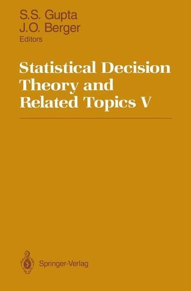 Produktbild: Statistical Decision Theory and Related Topics V