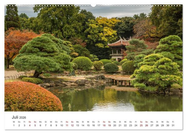 Produktbild: Japanischer Herbst und Laub (Wandkalender 2026 DIN A2 quer), CALVENDO Monatskalender