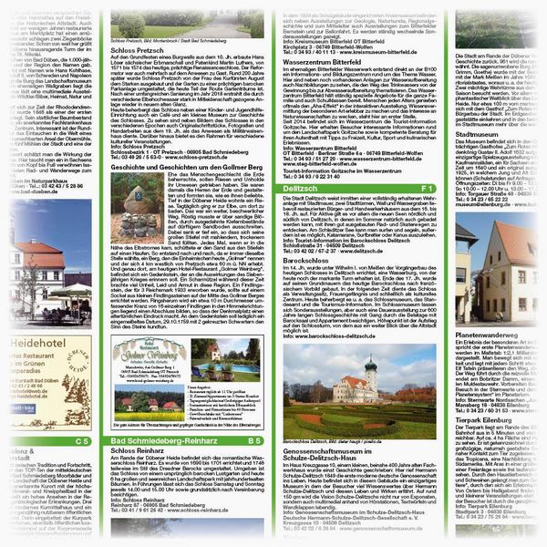 Produktbild: Naturpark D&uuml;bener Heide, Gr&auml;fenheinichen - Bad D&uuml;ben - Delitzsch - Torgau 1:60 000