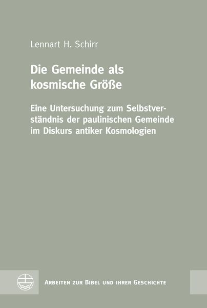 Produktbild: Die Gemeinde als kosmische Gr&ouml;&szlig;e