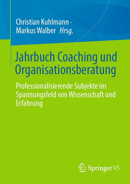 Produktbild: Jahrbuch Coaching und Organisationsberatung