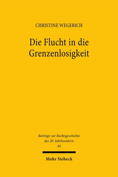 Produktbild: Die Flucht in die Grenzenlosigkeit