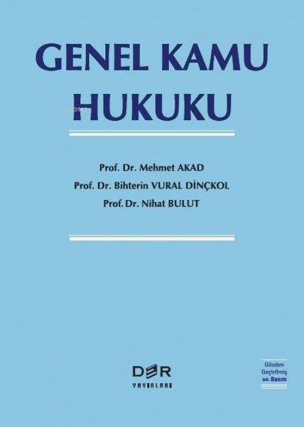 Produktbild: Genel Kamu Hukuku