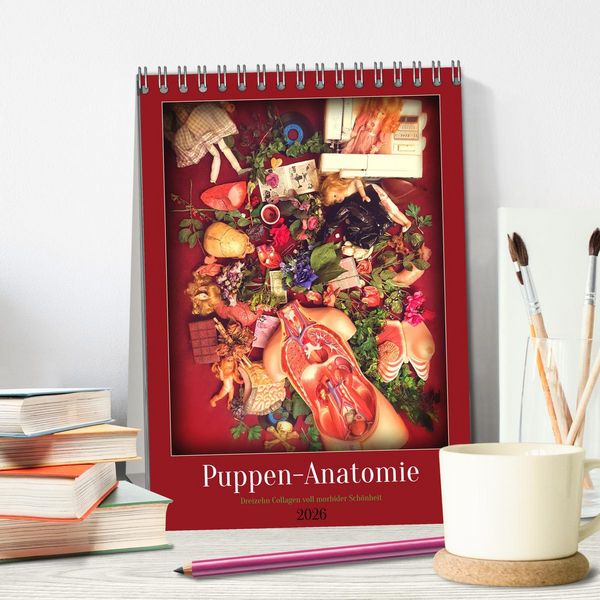 Produktbild: Puppen-Anatomie (Tischkalender 2026 DIN A5 hoch), CALVENDO Monatskalender