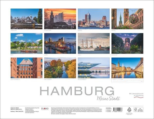 Produktbild: Hamburg - Meine Stadt Kalender 2027