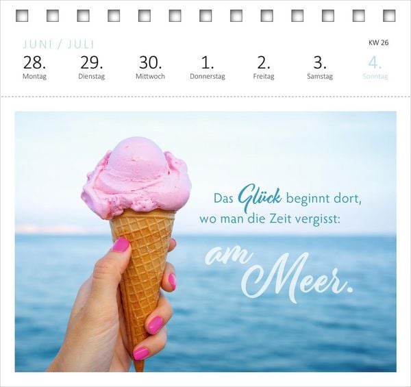 Produktbild: Postkartenkalender Sehnsucht nach Meer 2027