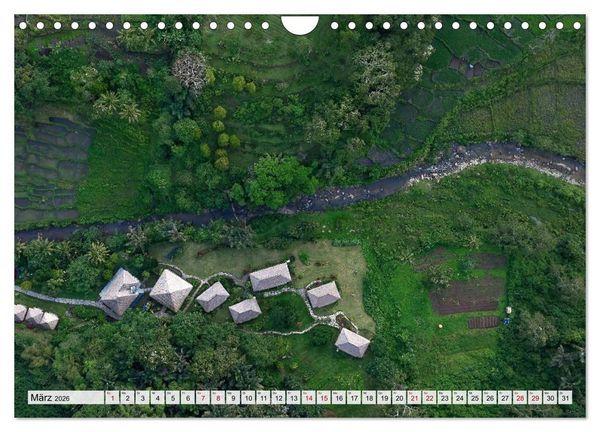 Produktbild: Indonesien von oben - spektakul&auml;re Landschaften aus der Vogelperspektive (Wandkalender 2026 DIN A4 quer), CALVENDO Monatskalender