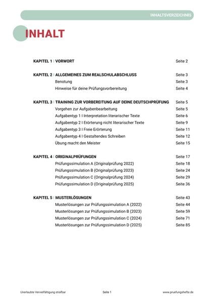 Produktbild: Pr&uuml;fungsheft & Training &ndash; 2026 BLF Deutsch &ndash; Th&uuml;ringen &ndash; Original-Pr&uuml;fungen und L&ouml;sungen