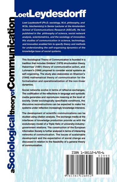 Produktbild: A Sociological Theory of Communication