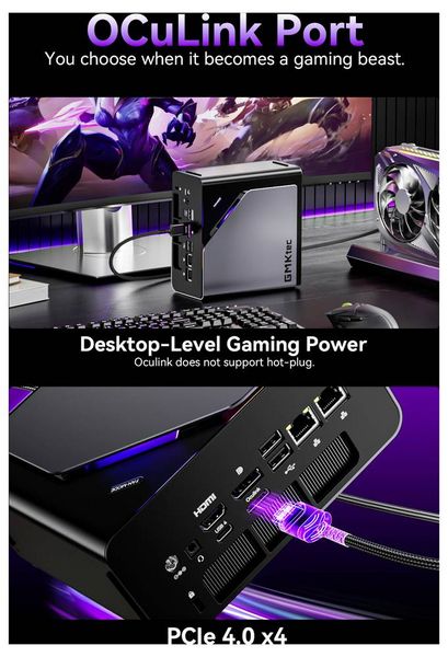Produktbild: GMKtec Mini PC K15 Intel&reg; Core&trade; Ultra 5 125U Intel&reg; Core&trade; Ultra 5 125U 4.3 GHz 16 GB RAM 1 TB SSD Intel Graphics Win 11 Pro K15