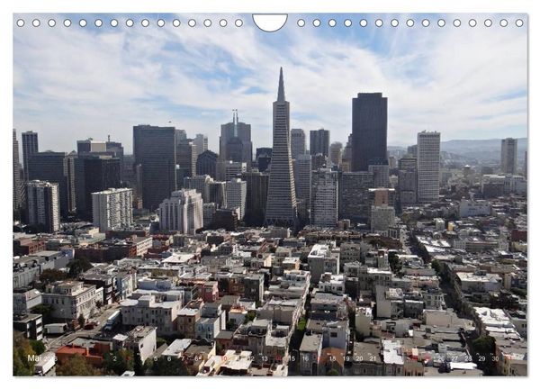 Produktbild: San Francisco Westk&uuml;ste USA (Wandkalender 2026 DIN A4 quer), CALVENDO Monatskalender