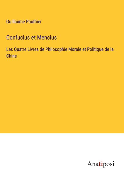 Produktbild: Confucius et Mencius
