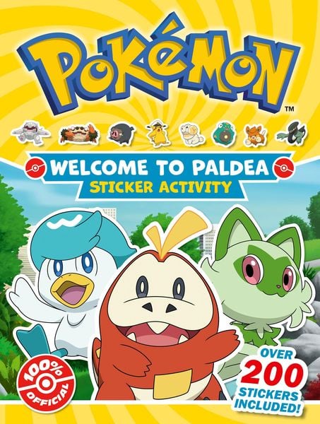 Produktbild: Pokemon Welcome to Paldea Epic Sticker