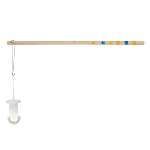 Produktbild: Idena Laternenstab Holz mit LED 30cm inkl. Batterien 2xLR44