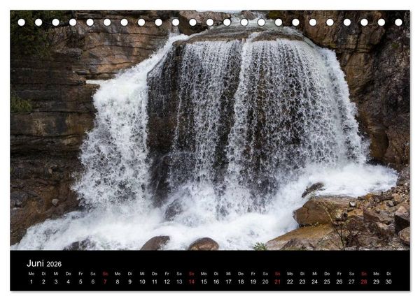 Produktbild: Kuhflucht Wasserf&auml;lle bei Farchant (Tischkalender 2026 DIN A5 quer), CALVENDO Monatskalender