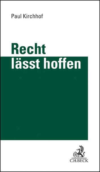 Produktbild: Recht l&auml;sst hoffen