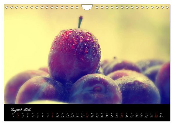 Produktbild: Frische Fr&uuml;chte Kalender (Wandkalender 2026 DIN A4 quer), CALVENDO Monatskalender