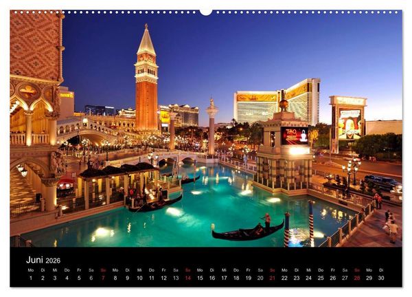 Produktbild: Las Vegas (Wandkalender 2026 DIN A2 quer), CALVENDO Monatskalender