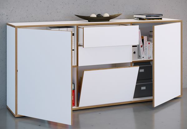 Produktbild: Holz Kommode Sideboard Salia Breite 160 Schublade