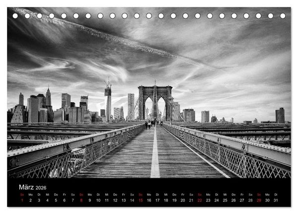 Produktbild: New York 2026 (Tischkalender 2026 DIN A5 quer), CALVENDO Monatskalender