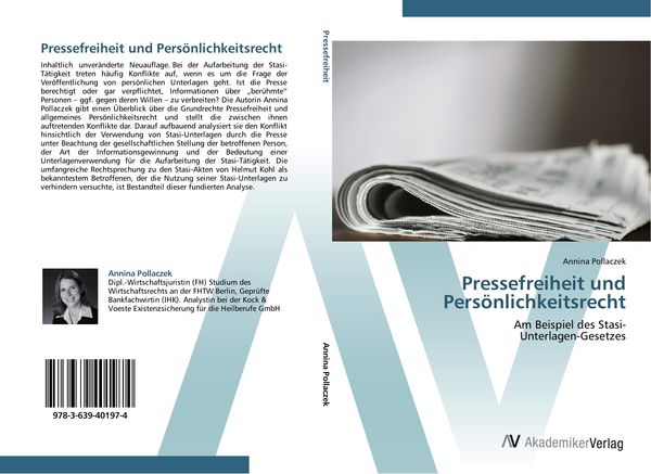 Produktbild: Pressefreiheit und Pers&ouml;nlichkeitsrecht