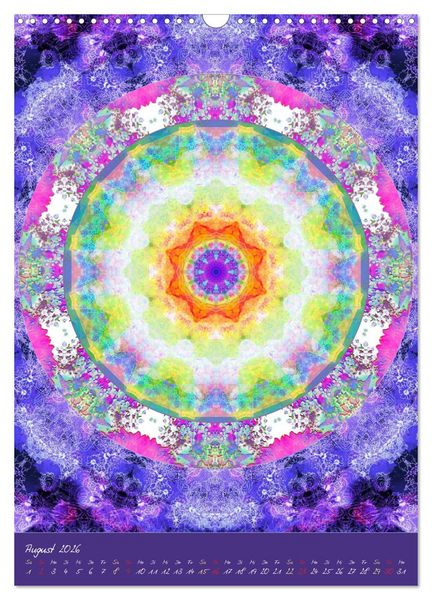 Produktbild: Bl&uuml;hende Mandalas (Wandkalender 2026 DIN A3 hoch), CALVENDO Monatskalender