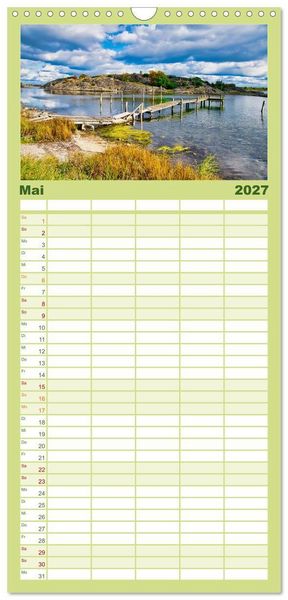 Produktbild: Familienplaner 2027 - G&ouml;teborg und Sch&auml;reninseln mit 5 Spalten (Wandkalender, 21 x 45 cm) CALVENDO