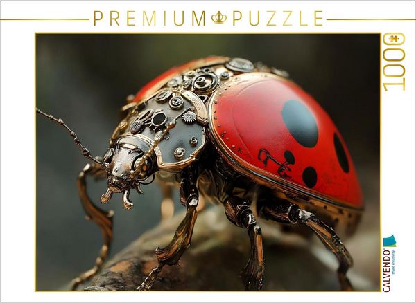 Produktbild: CALVENDO Puzzle Ein Motiv aus dem Kalender "Die fantastische Welt der Steampunk-Insekten" | 1000 Teile Lege-Gr&ouml;&szlig;e 64x48cm Foto-Puzzle f&uuml;r gl&uuml;ckliche Stunden