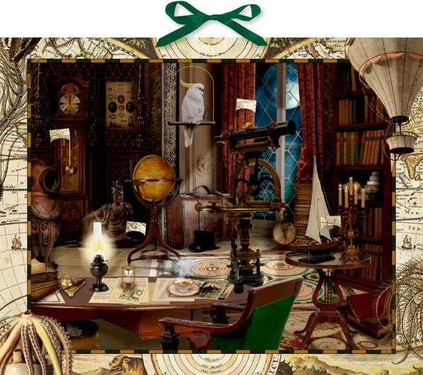 Produktbild: Zettel-Adventskalender &ndash; Weihnachten mit Jules Verne