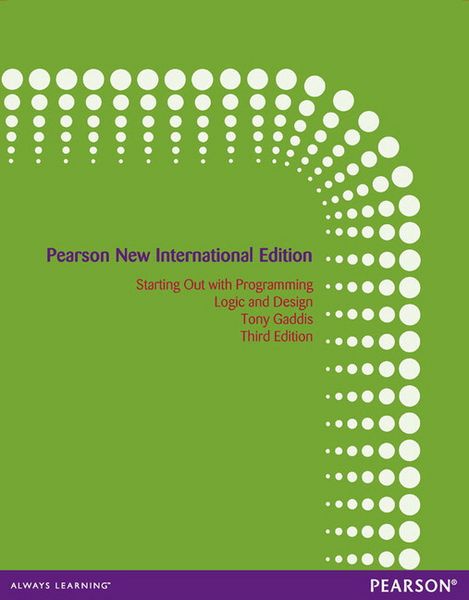 Produktbild: Starting Out with Programming Logic and Design