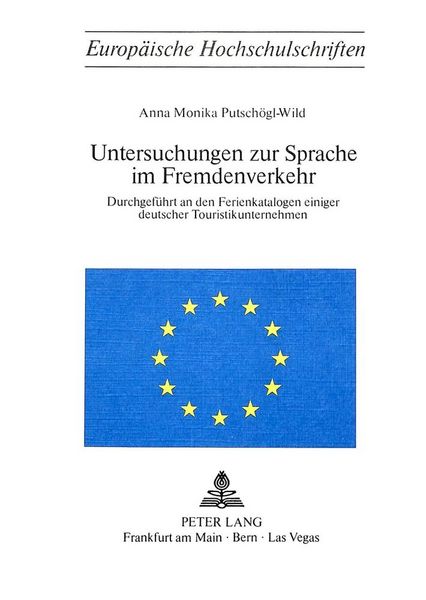 Produktbild: Untersuchungen zur Sprache im Fremdenverkehr